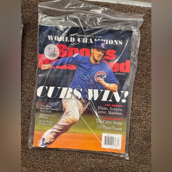 4 2016 Cubs World Series Champions Sports Illustrated Magazine's - Picture 3 of 6